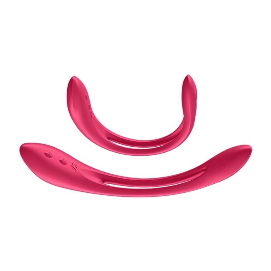 SATISFYER - MULTI VIBRATORE ELASTIC JOY ROSSO
